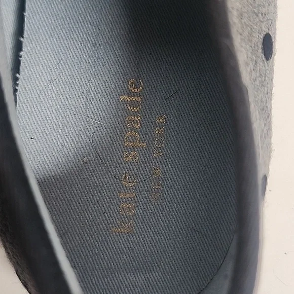 Kate Spade Vale Gray and Black Polka Dot Lace-up Size 9B Sneakers - Picture 7 of 12